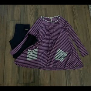 Matilda Jane long sleeve and leggings bundle